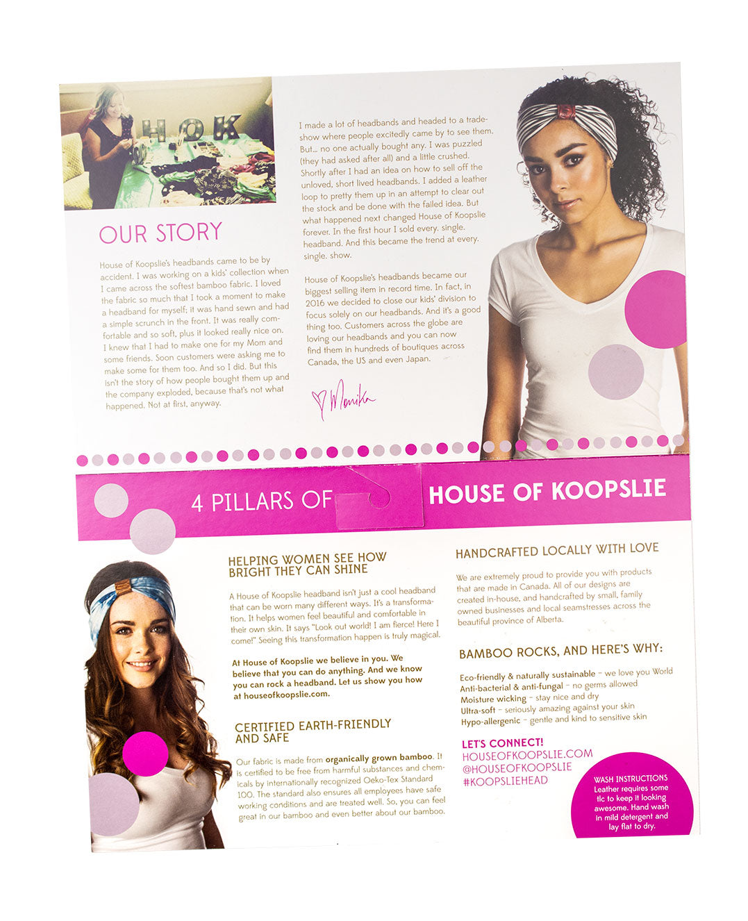 Headband - Pink With Gold Python