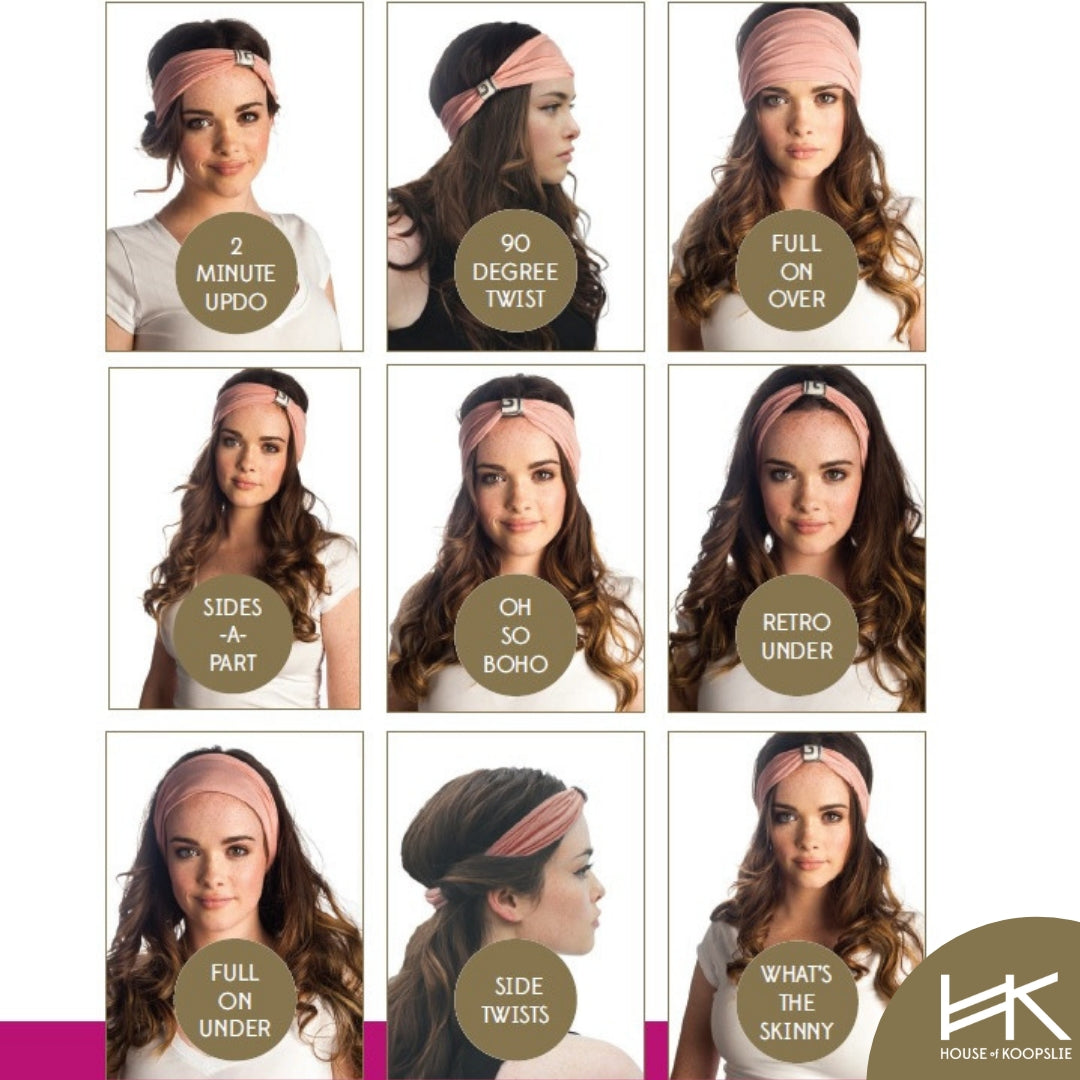 Headband - Yellow With White Python Loop