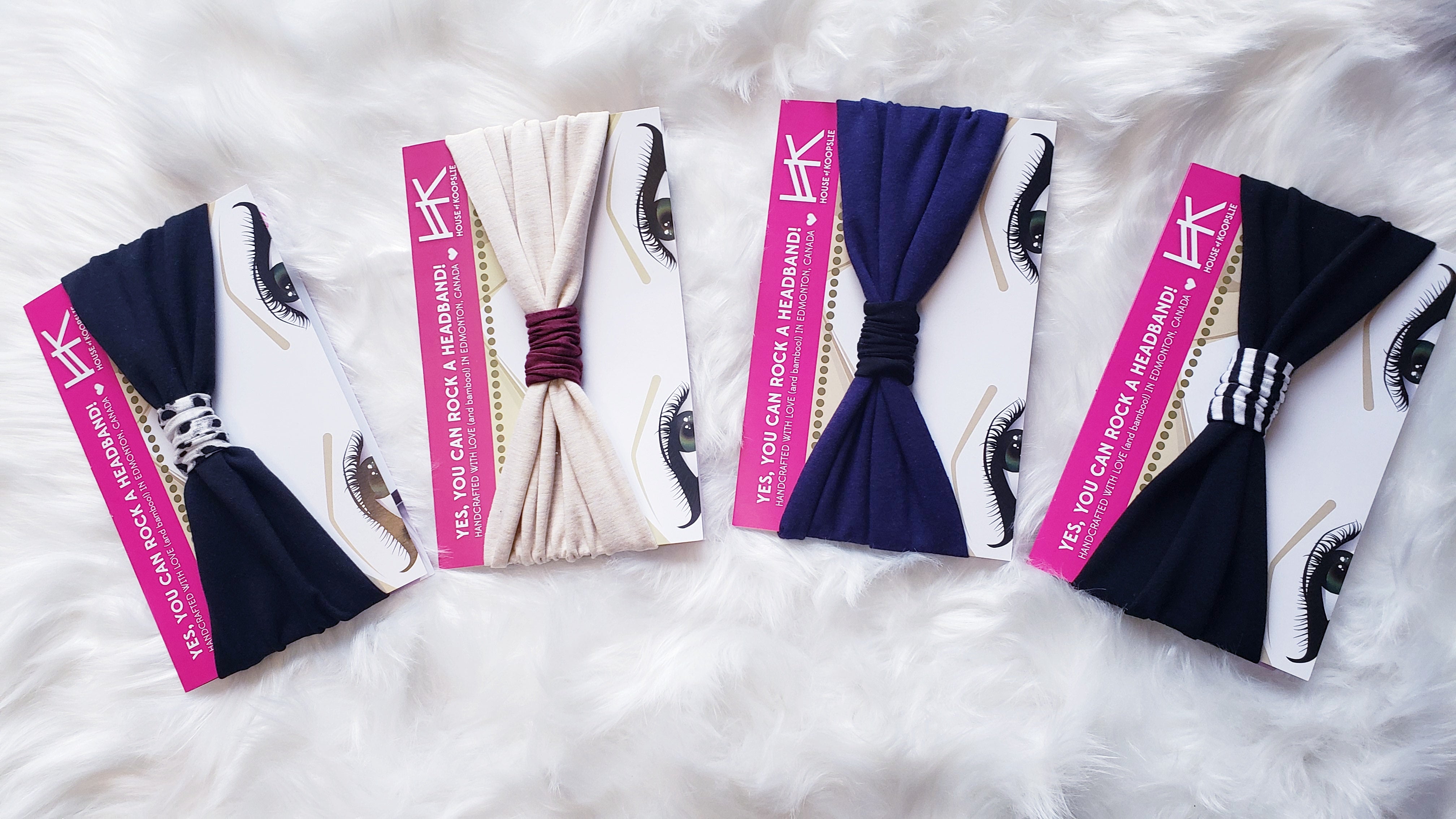 Headband - Fleece Lined with Fabric Loop