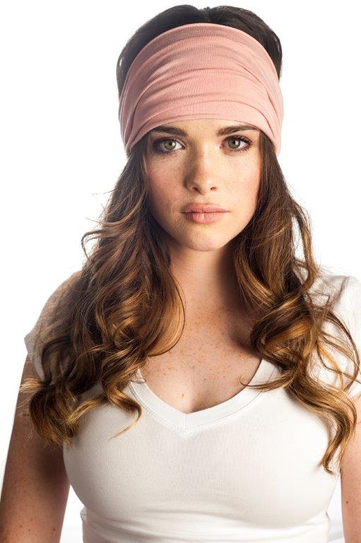 Headband - Pink With Gold Python