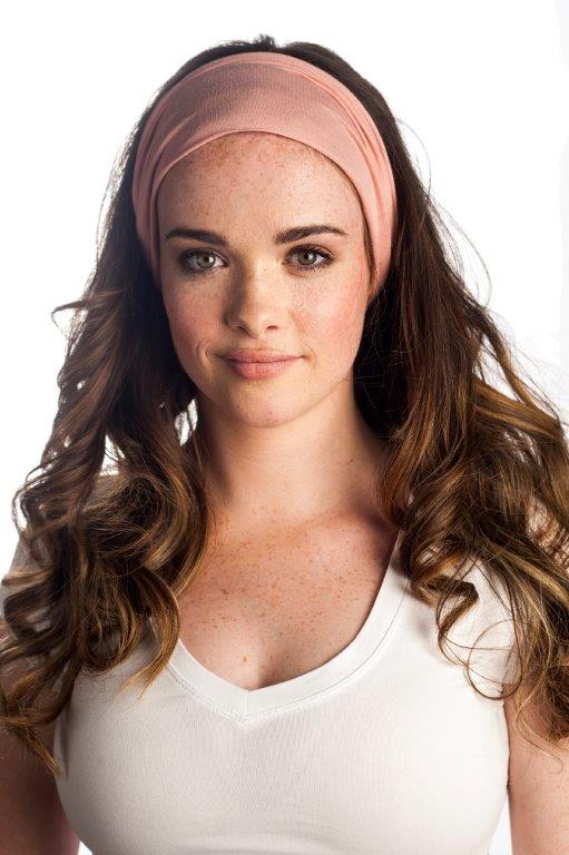 Headband - Pink With Gold Python